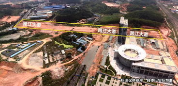 梧州南站的又一条城市主干道即将建成通车 双向六车道,设计时速50公里 小时..